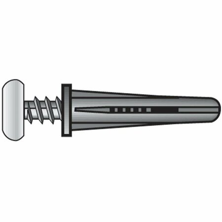 ACEDS No.8-10 Plastic Anchor with Screw, 250PK 5333802